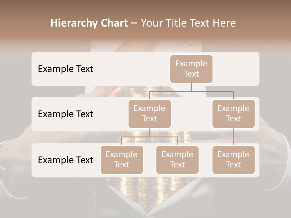 Click Pushing Silhouette PowerPoint Template