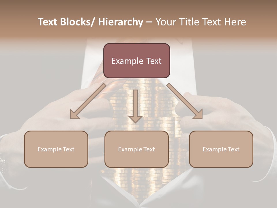 Click Pushing Silhouette PowerPoint Template