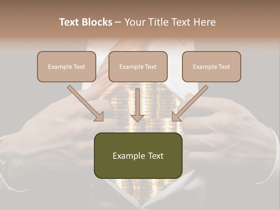 Click Pushing Silhouette PowerPoint Template