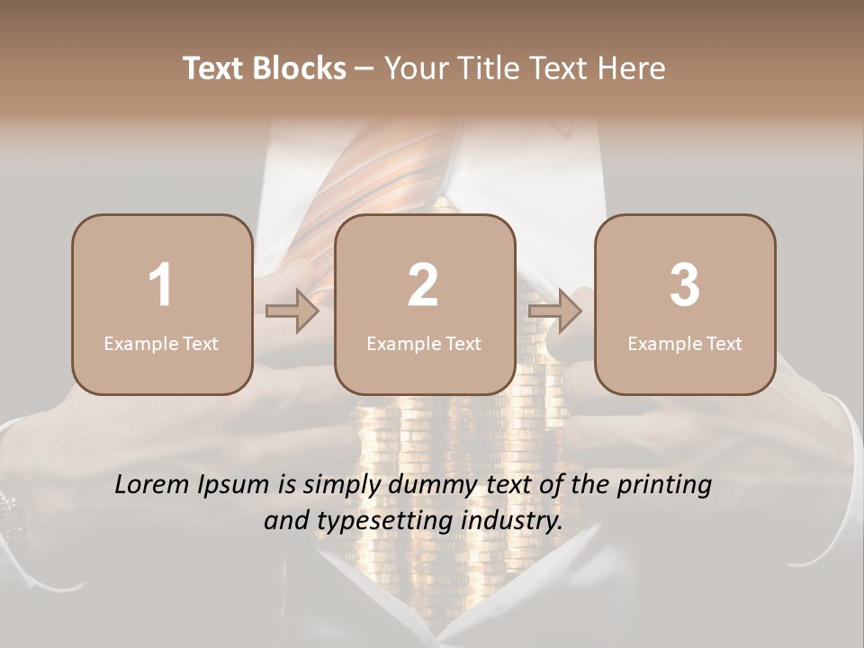 Click Pushing Silhouette PowerPoint Template