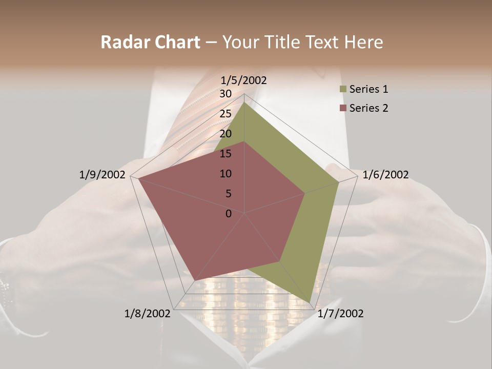 Click Pushing Silhouette PowerPoint Template