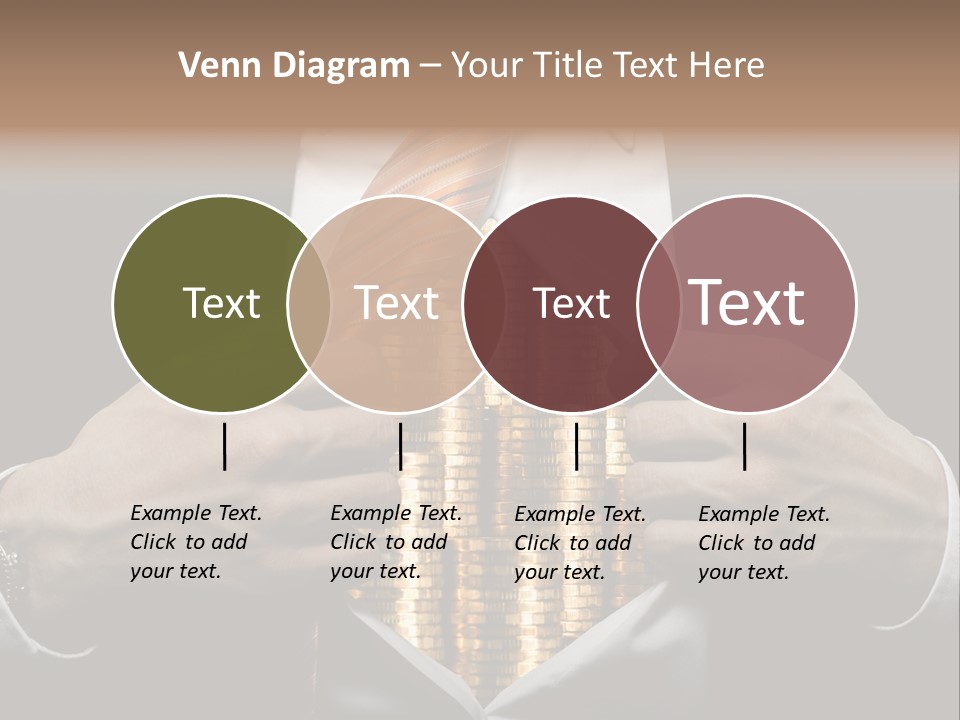 Click Pushing Silhouette PowerPoint Template