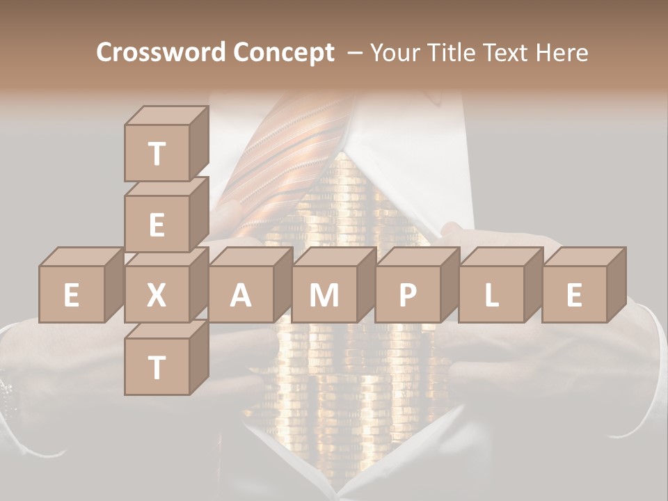 Click Pushing Silhouette PowerPoint Template