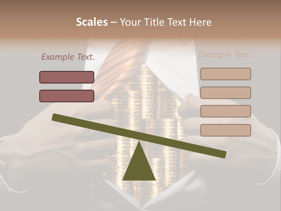 Click Pushing Silhouette PowerPoint Template
