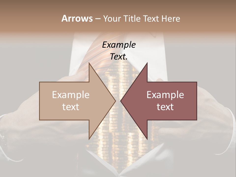 Click Pushing Silhouette PowerPoint Template