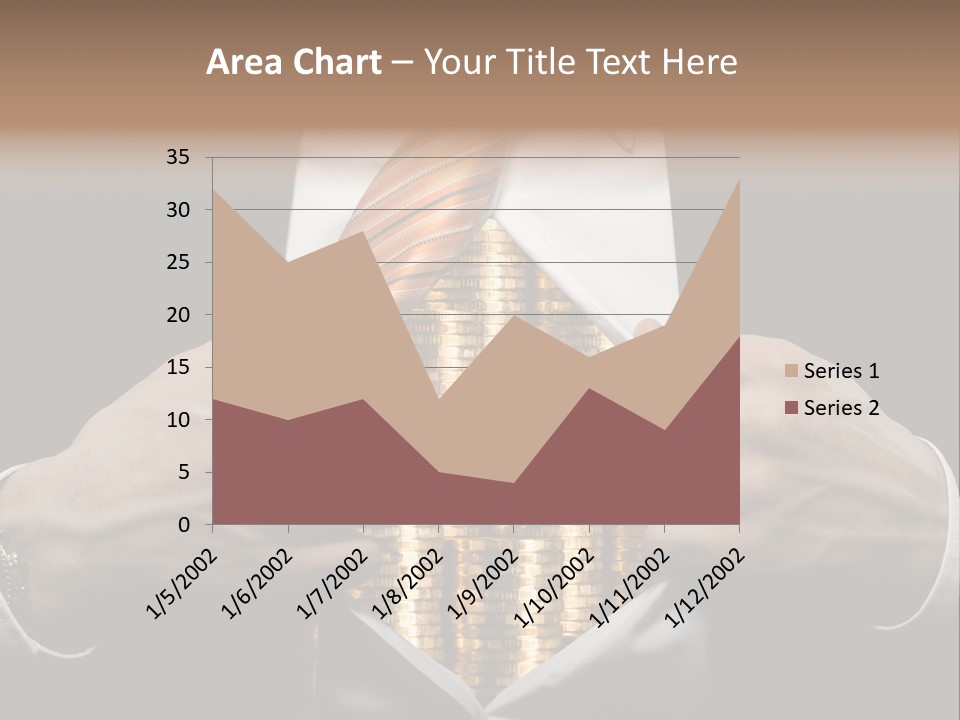 Click Pushing Silhouette PowerPoint Template