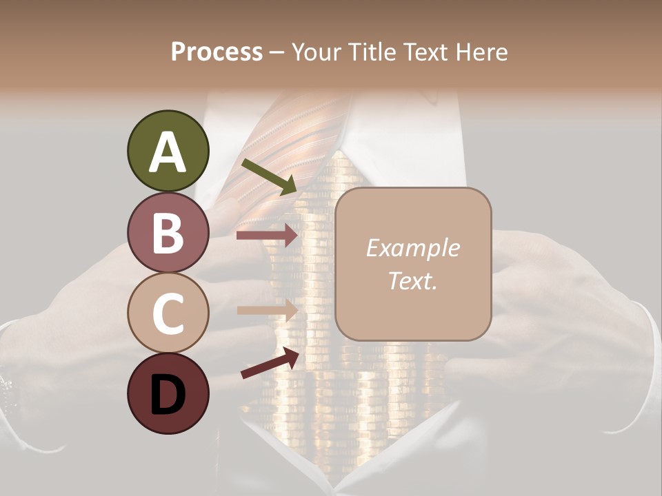Click Pushing Silhouette PowerPoint Template
