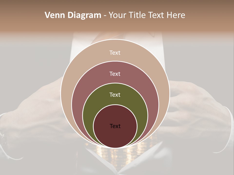 Click Pushing Silhouette PowerPoint Template