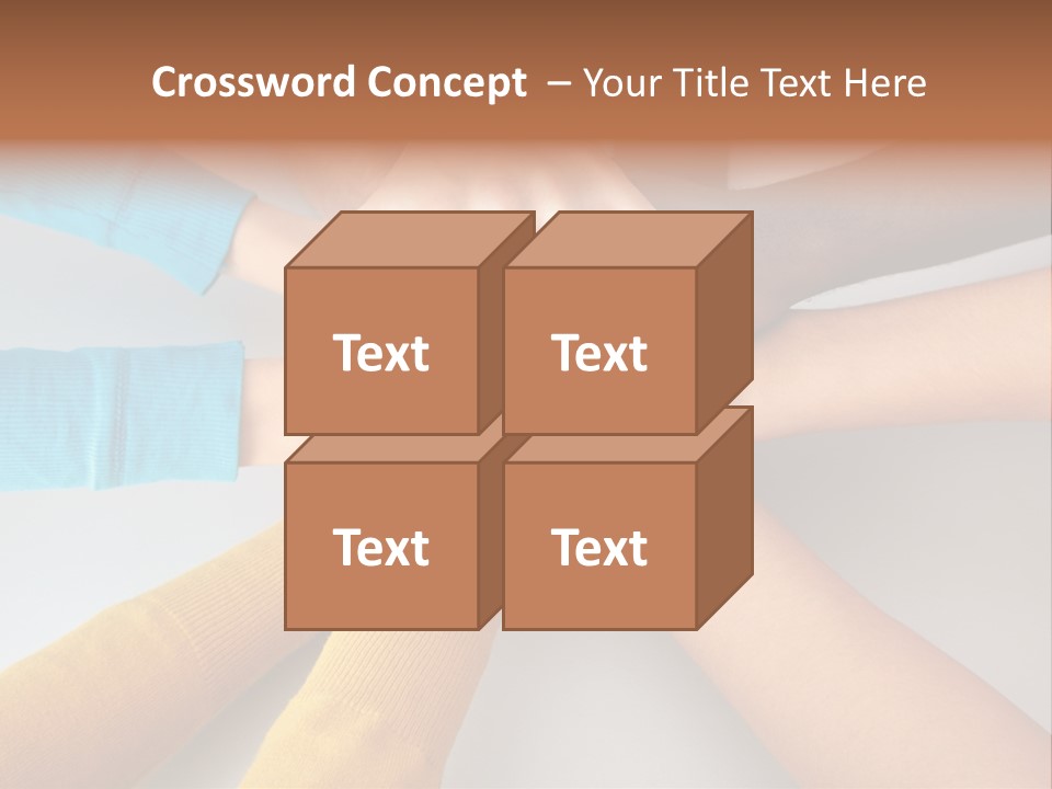 Group Happy Teen PowerPoint Template