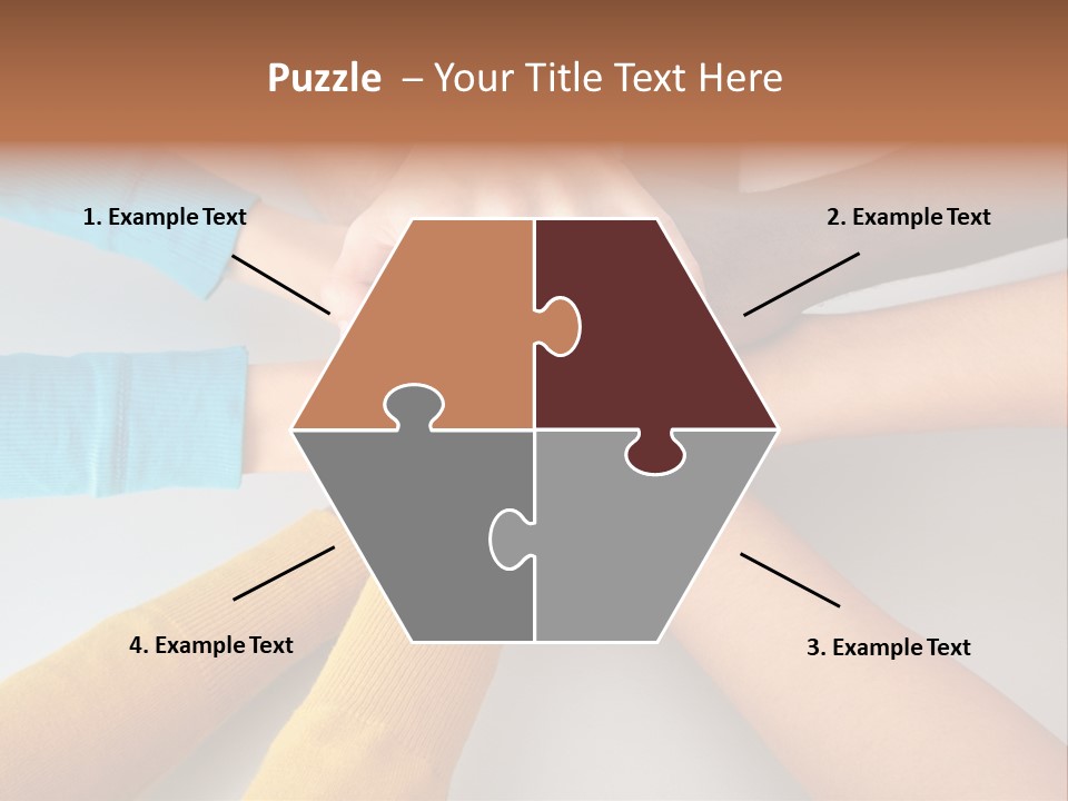 Group Happy Teen PowerPoint Template