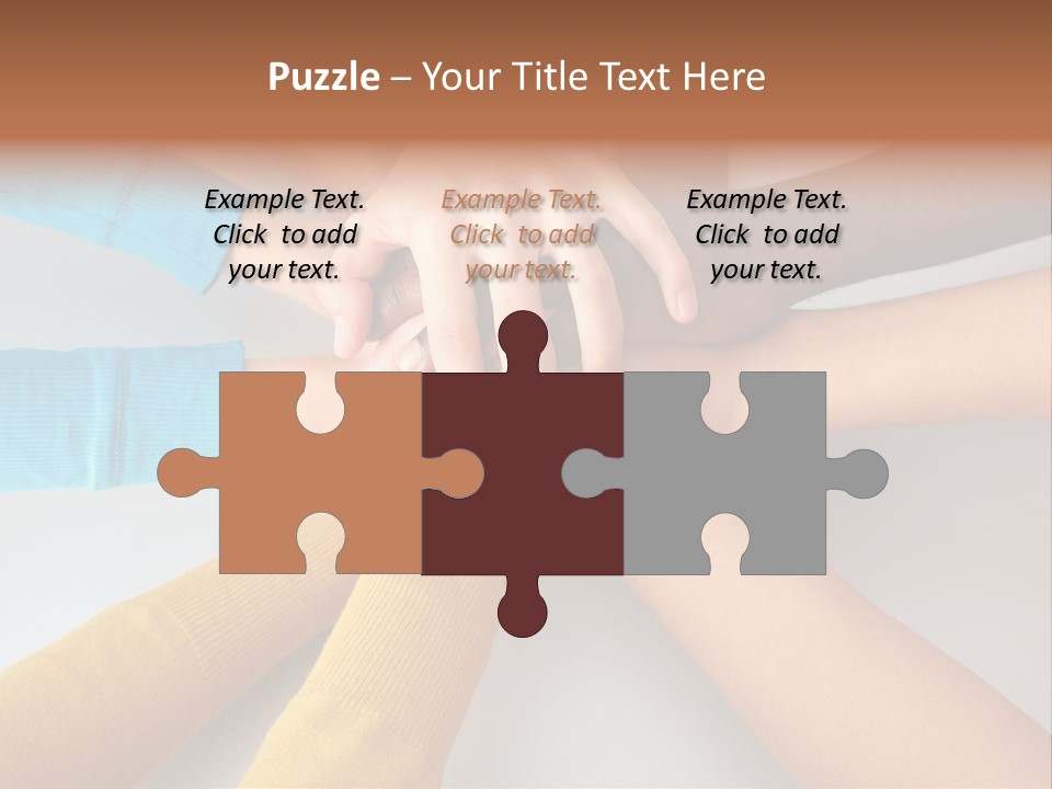 Group Happy Teen PowerPoint Template