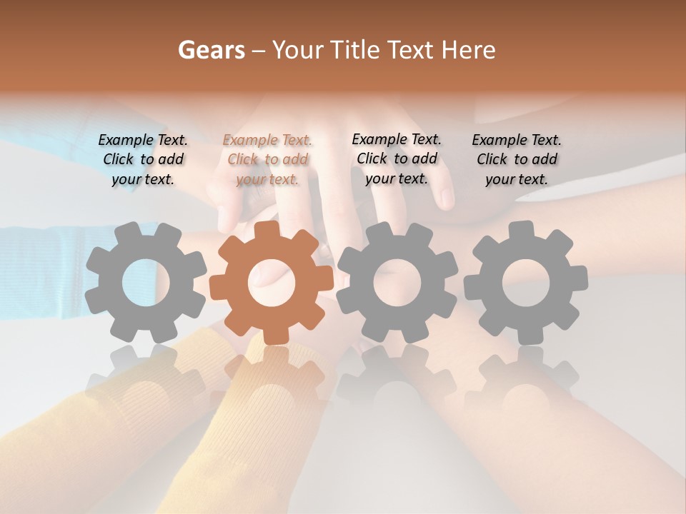 Group Happy Teen PowerPoint Template