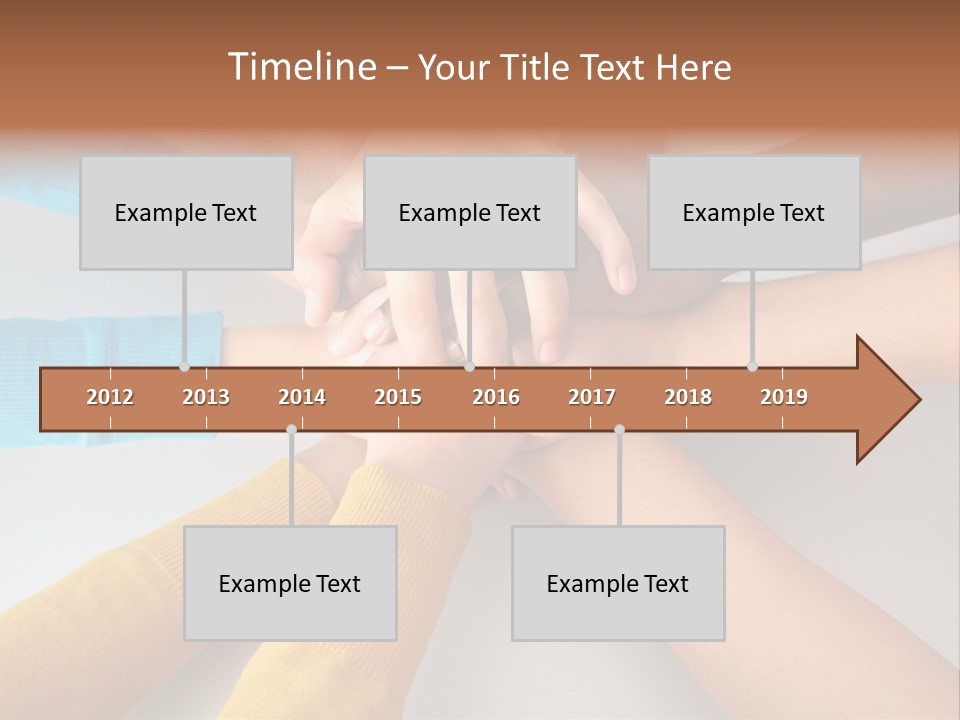 Group Happy Teen PowerPoint Template
