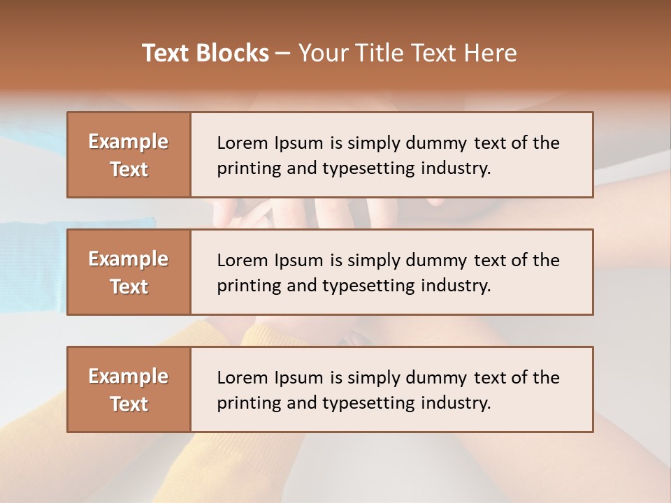 Group Happy Teen PowerPoint Template