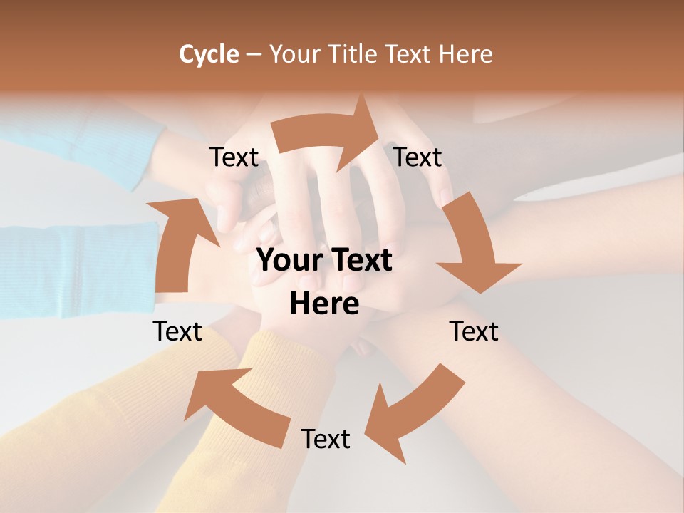 Group Happy Teen PowerPoint Template