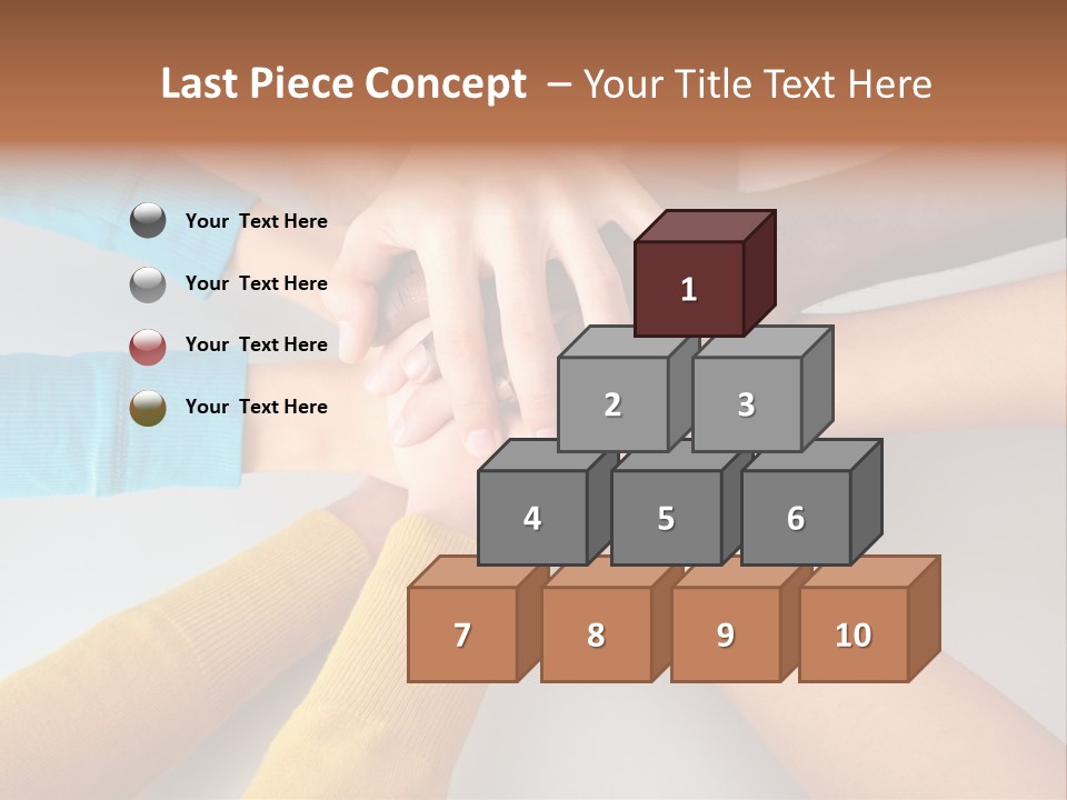 Group Happy Teen PowerPoint Template