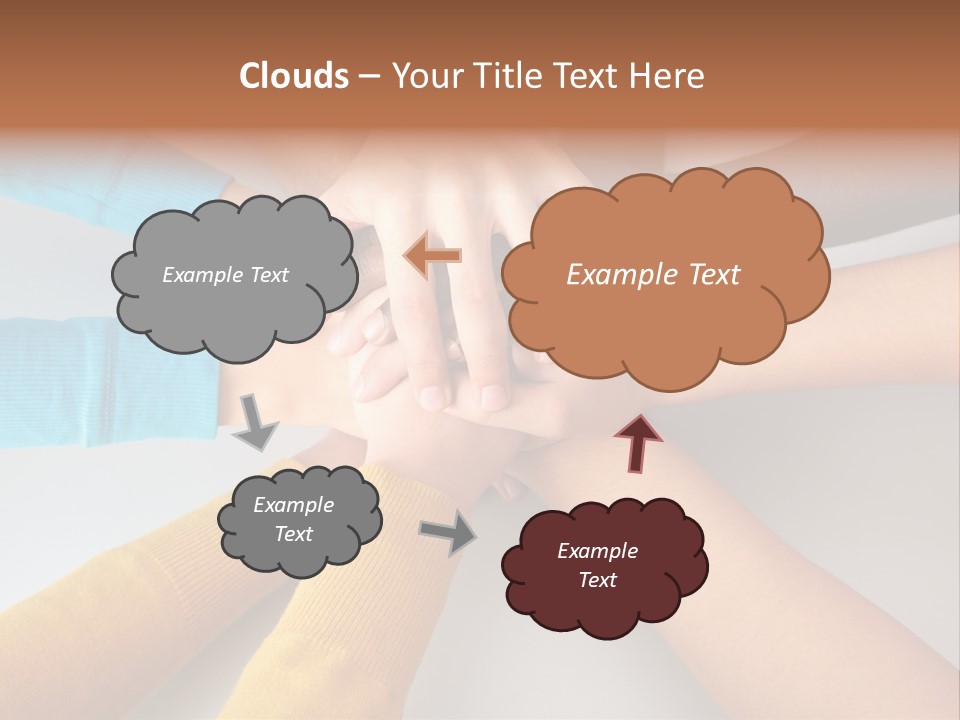 Group Happy Teen PowerPoint Template