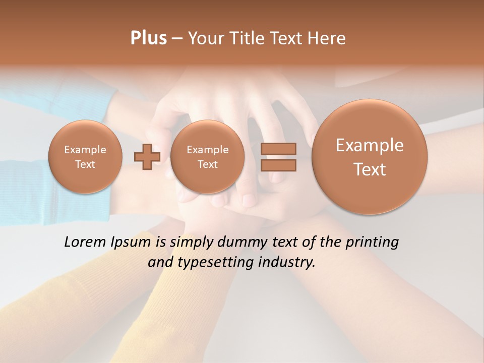 Group Happy Teen PowerPoint Template