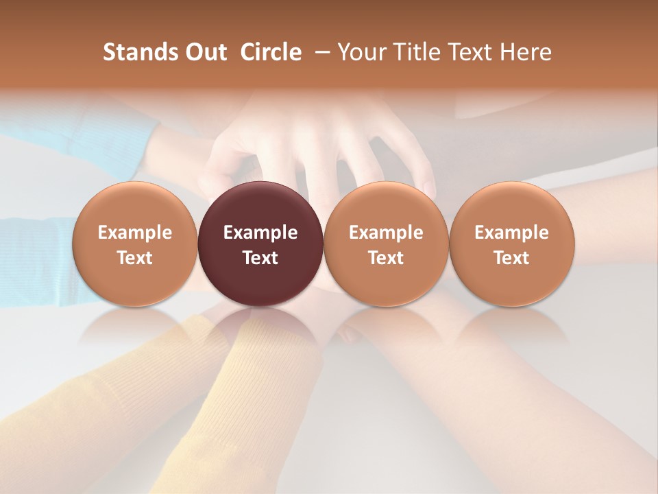 Group Happy Teen PowerPoint Template