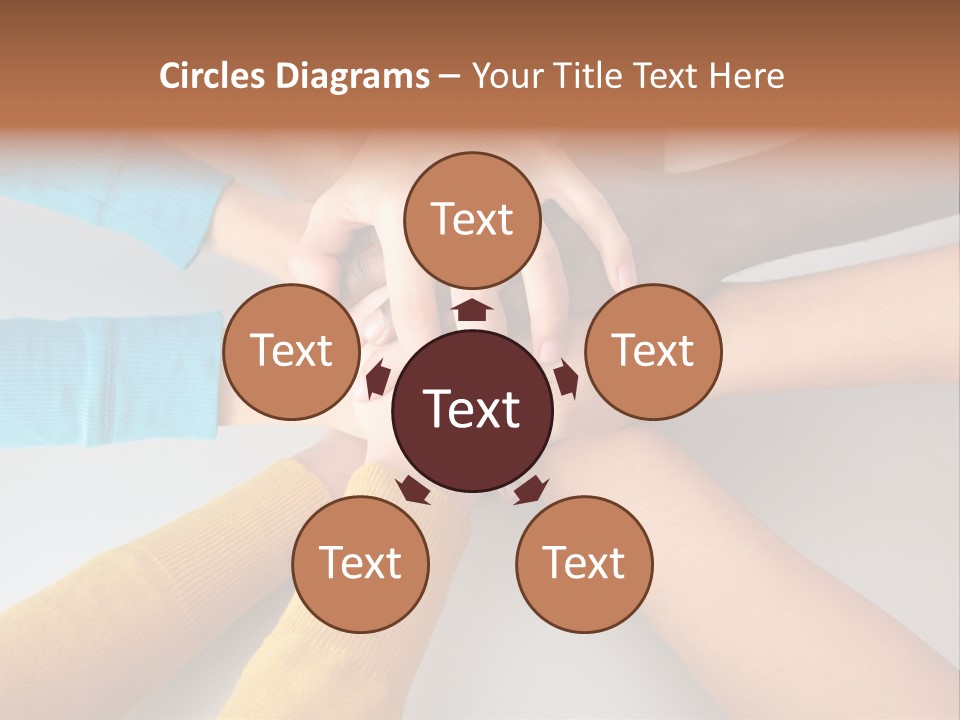 Group Happy Teen PowerPoint Template