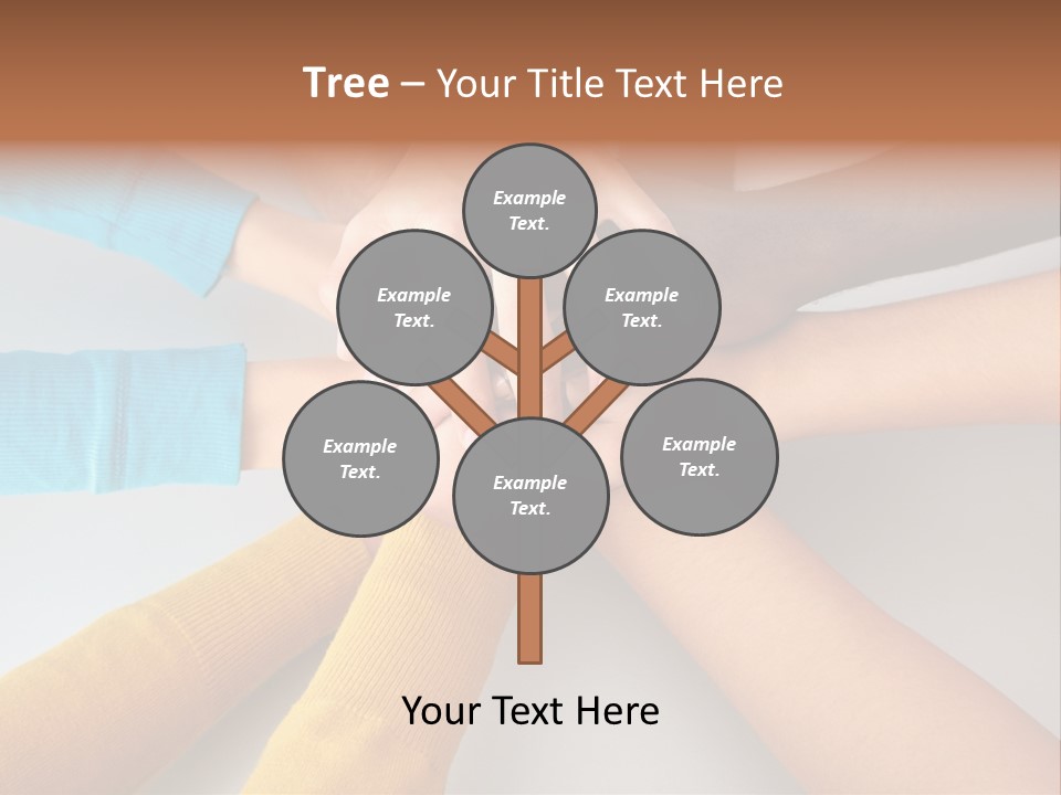 Group Happy Teen PowerPoint Template