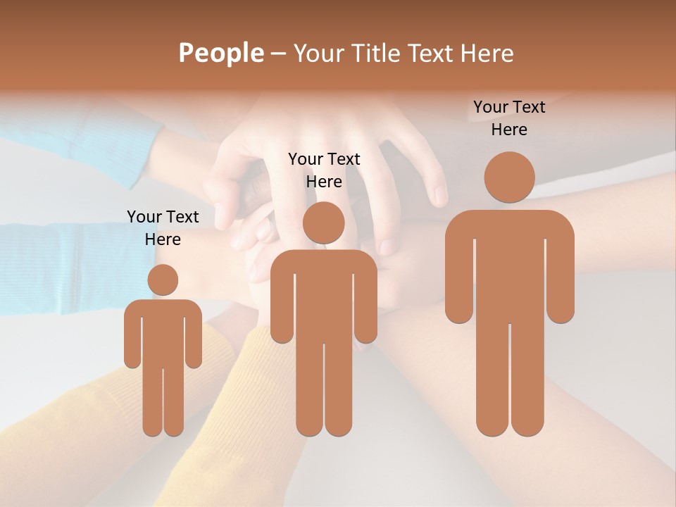 Group Happy Teen PowerPoint Template