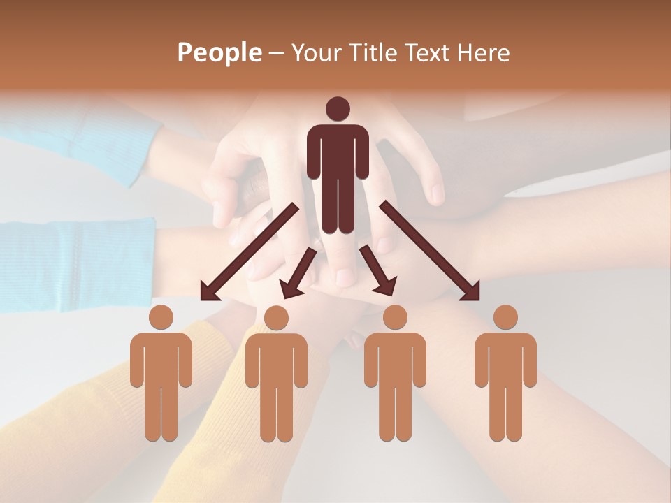 Group Happy Teen PowerPoint Template