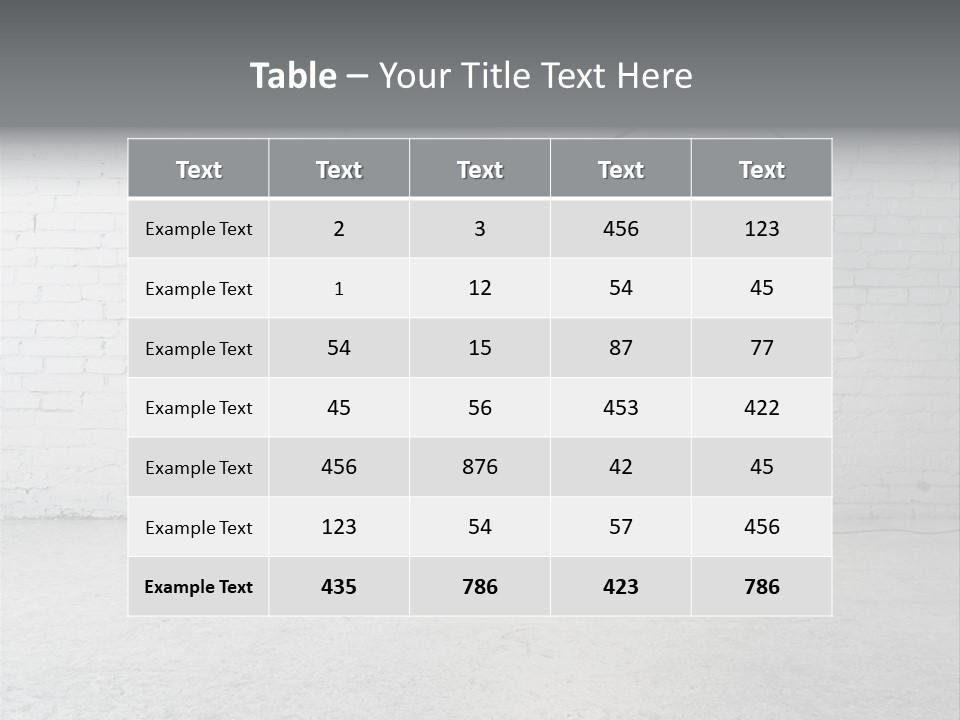 Brick Old Solid PowerPoint Template