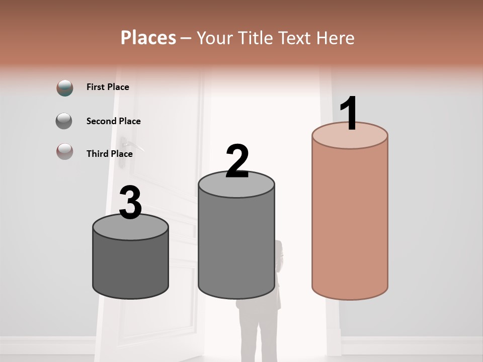 White Life Person PowerPoint Template
