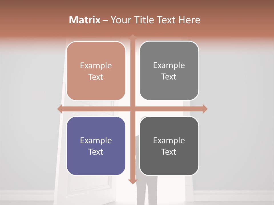 White Life Person PowerPoint Template