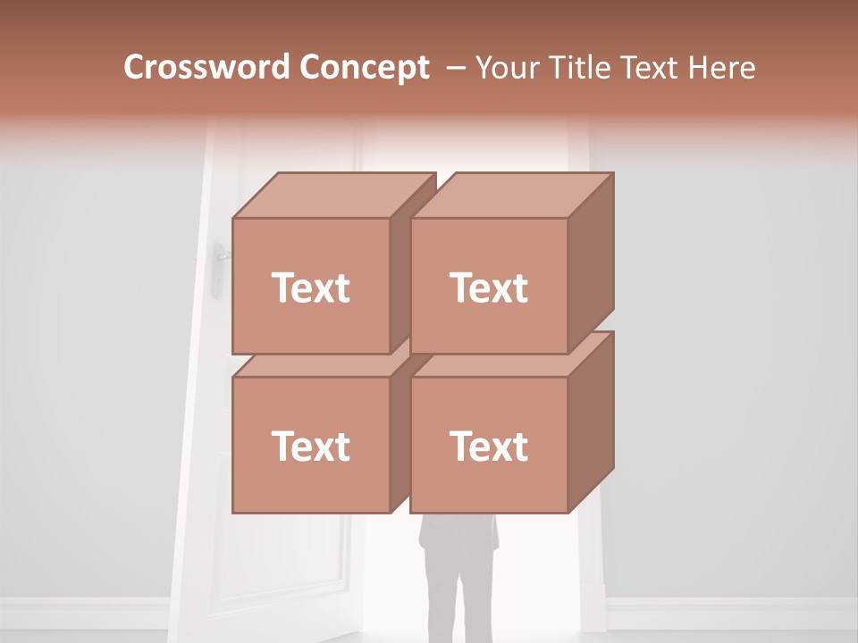 White Life Person PowerPoint Template