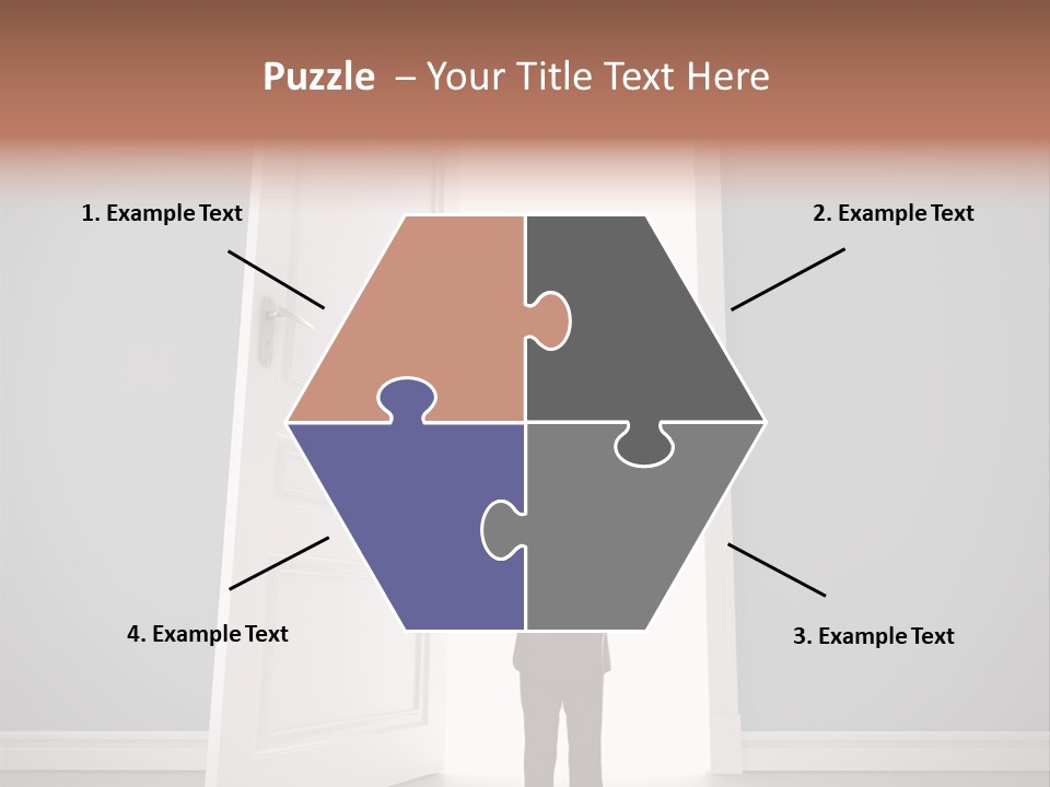 White Life Person PowerPoint Template