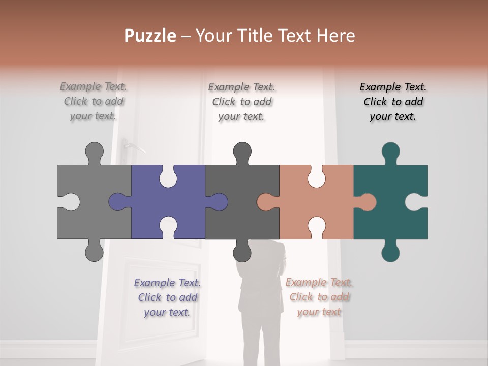 White Life Person PowerPoint Template