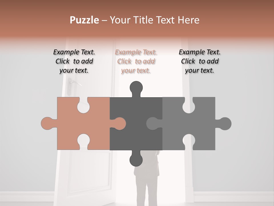 White Life Person PowerPoint Template