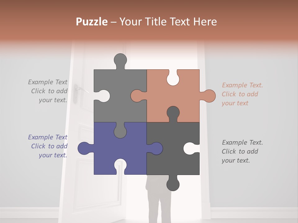 White Life Person PowerPoint Template