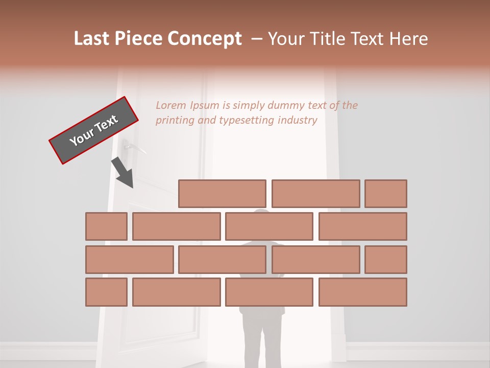 White Life Person PowerPoint Template