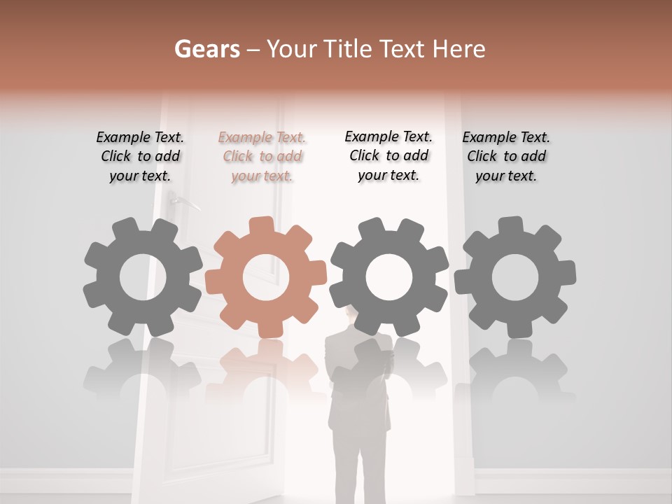 White Life Person PowerPoint Template