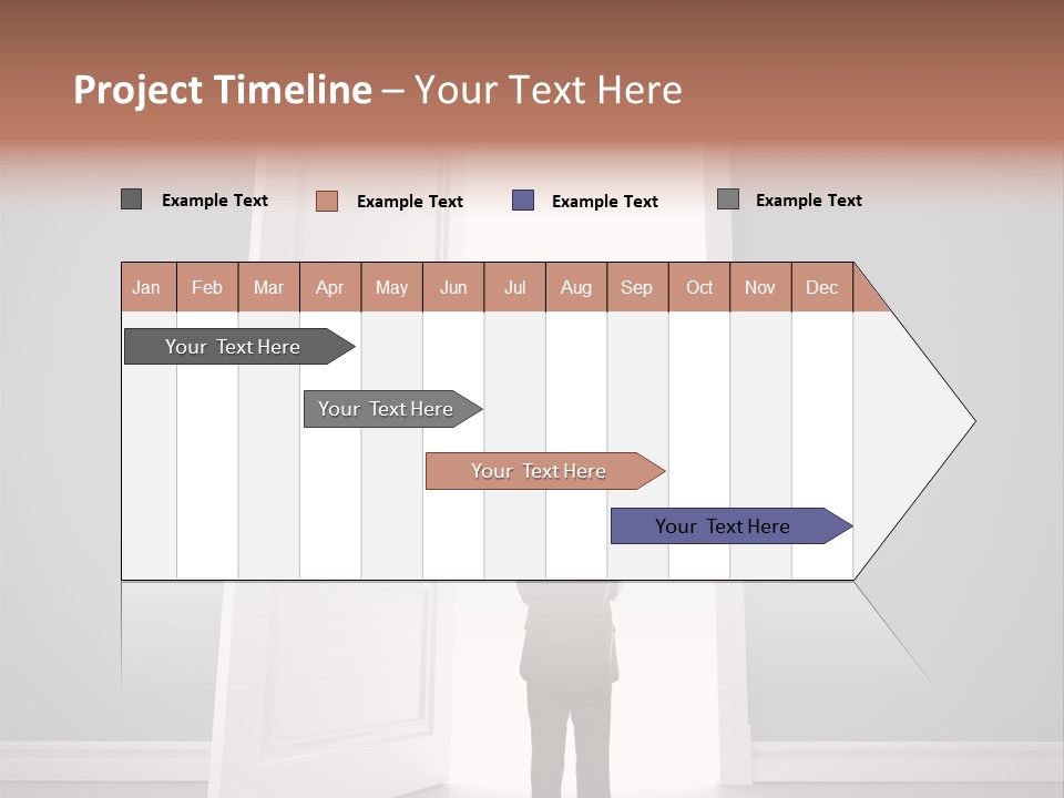 White Life Person PowerPoint Template