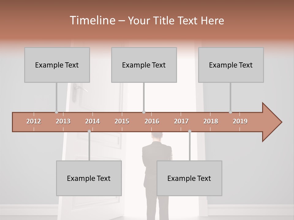White Life Person PowerPoint Template