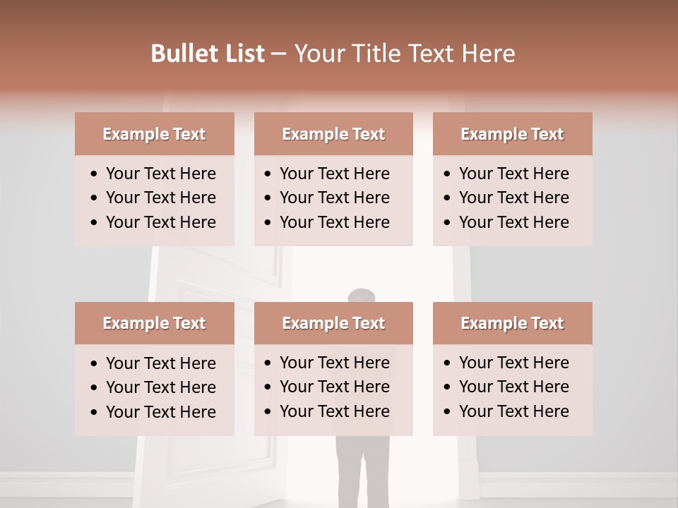 White Life Person PowerPoint Template