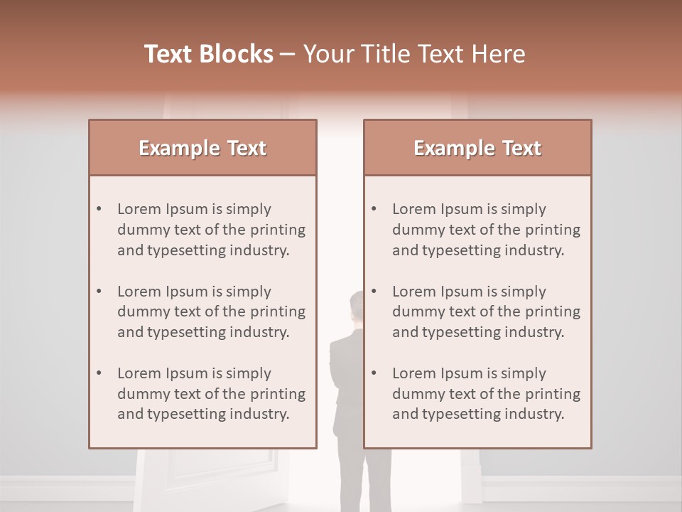 White Life Person PowerPoint Template