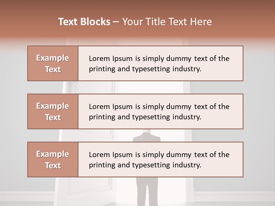 White Life Person PowerPoint Template