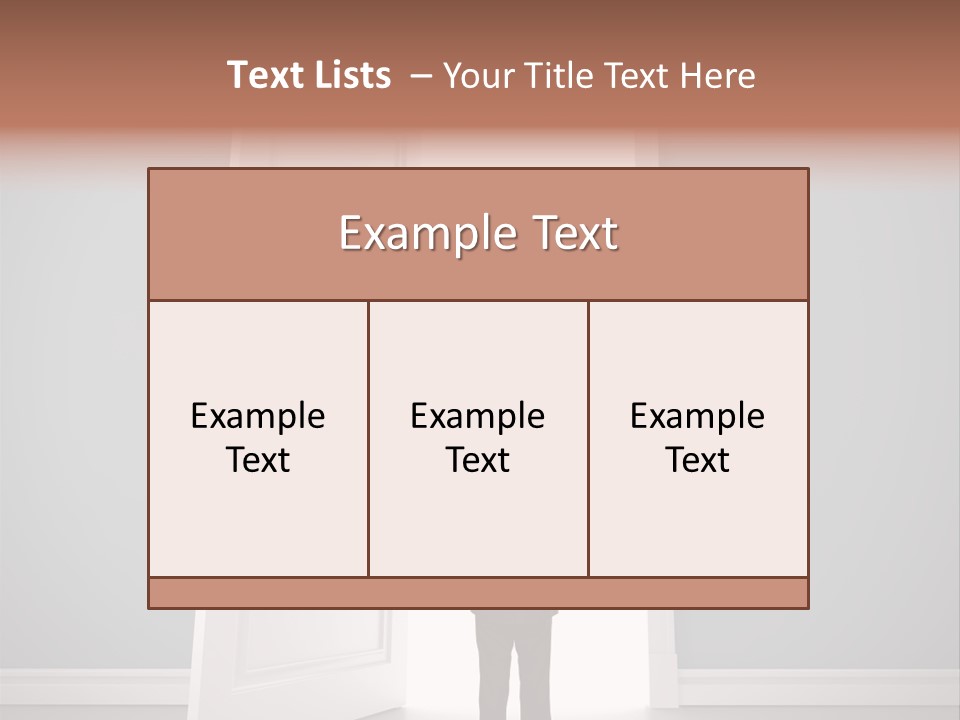 White Life Person PowerPoint Template