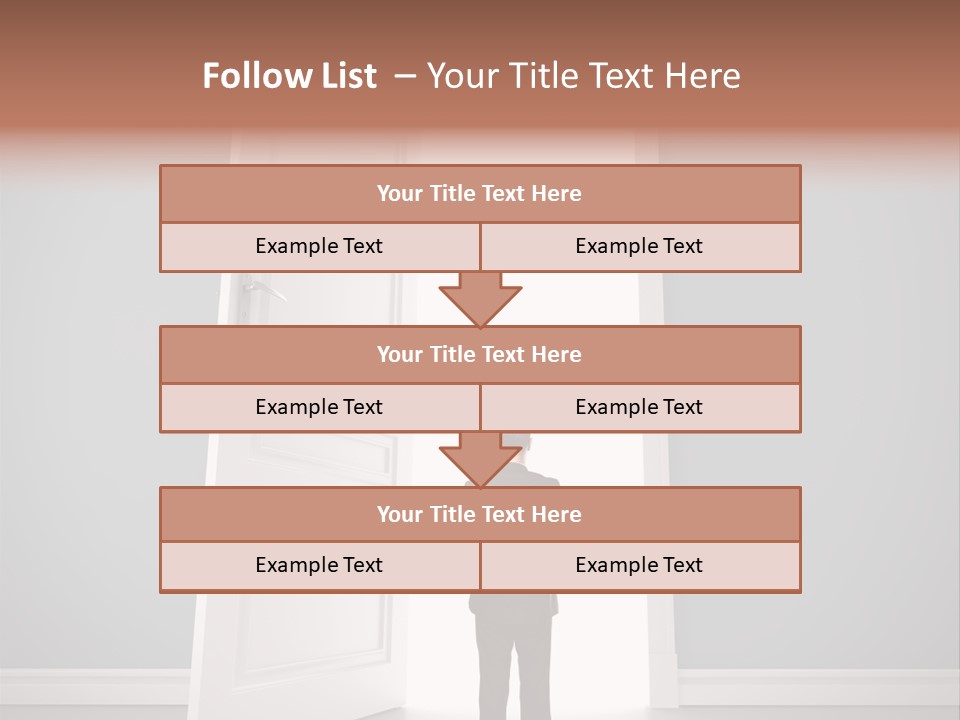 White Life Person PowerPoint Template
