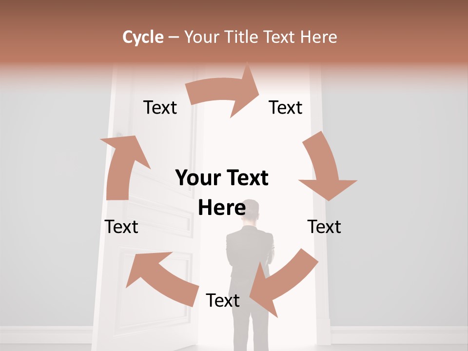 White Life Person PowerPoint Template