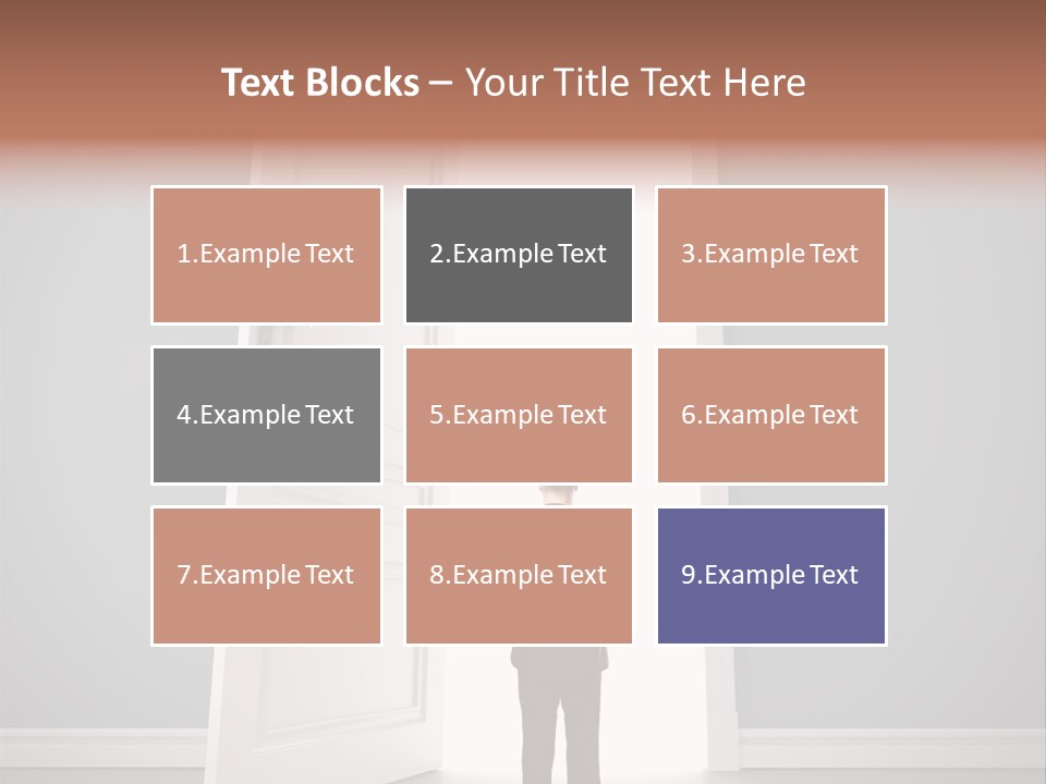 White Life Person PowerPoint Template