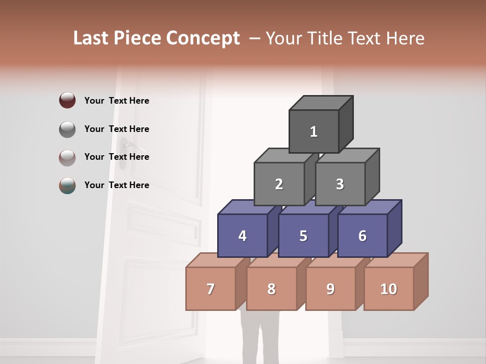 White Life Person PowerPoint Template