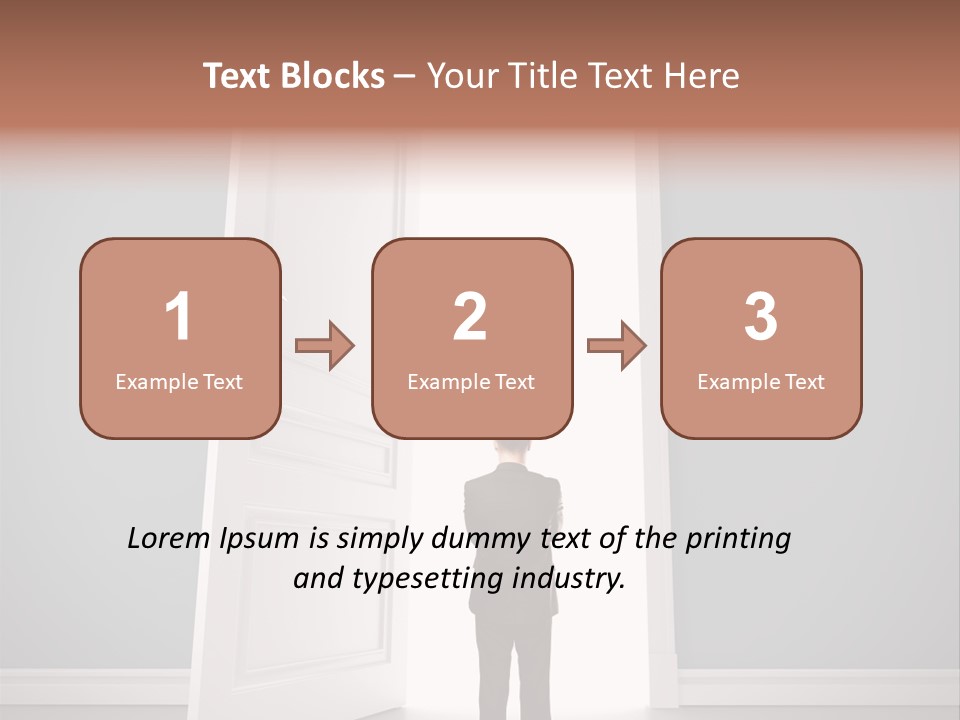 White Life Person PowerPoint Template