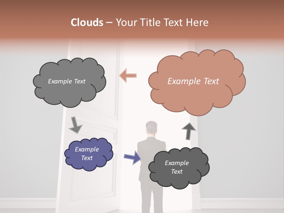 White Life Person PowerPoint Template