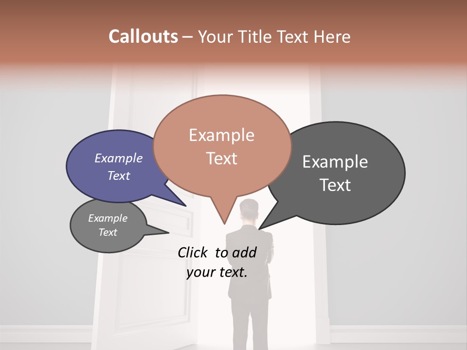 White Life Person PowerPoint Template